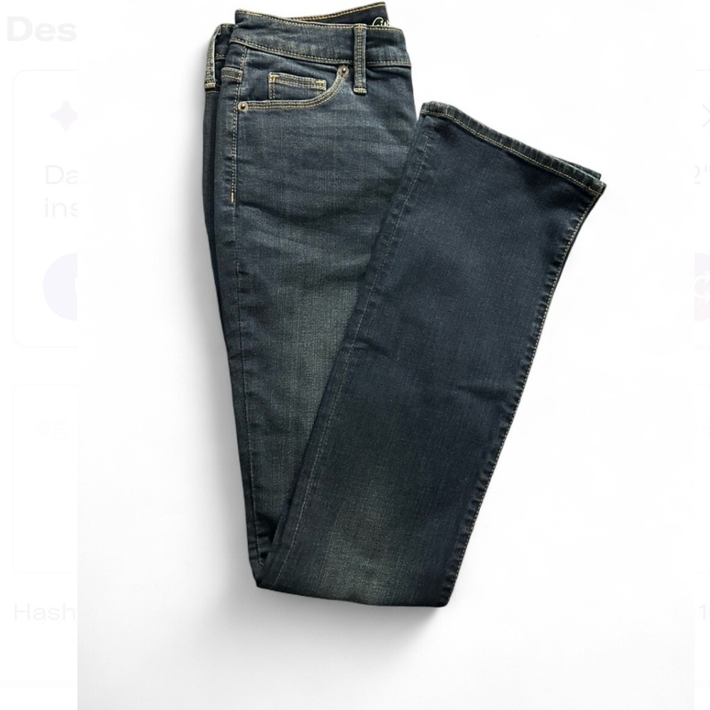 NWT Universal Thread Dark Blue high rise skinny Bootcut - Picture 4 of 6
